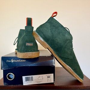 Polo by Ralph Lauren Green Suede Men's Shoes